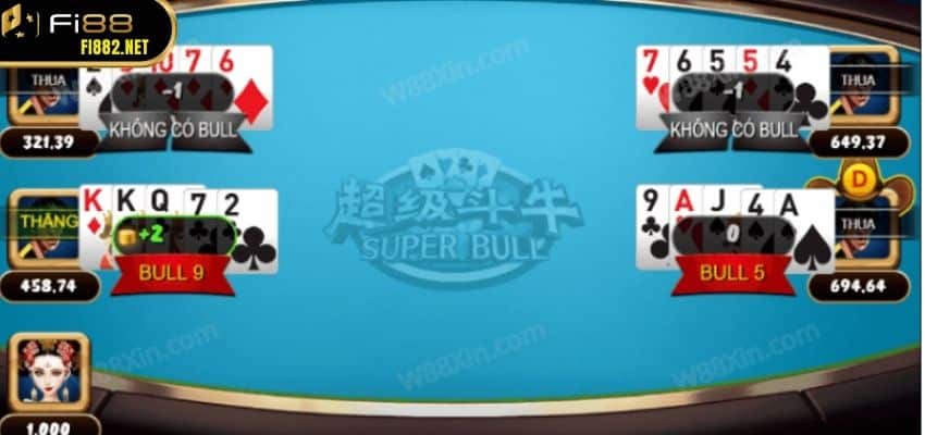 Luật chơi Bull-Bull đơn giản và dễ hiểu nhất